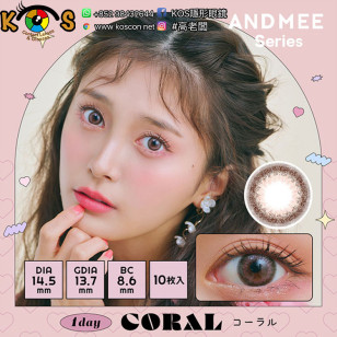 AND MEE 1day 03CORAL アンドミー ワンデー コーラル